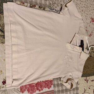 Rodeo Quincy Bronc Polo Club Women's Cream Polo Shirt